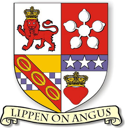 The Coat of Arms for Angus.