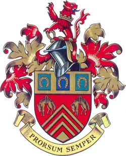 The Coat of Arms for Gloucestershire
