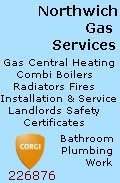 Northwich Gas Services, Northwich Gas Services - Gas Central Heating Engineers Corgi Registered - Northwich Cheshire, Cheshire Frodsham 