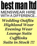 Best Man Limited, Best Man Hire - Menswear Hire Evening Suits Lounge Suits Wedding Suits Business Events Stockport Macclesfield Cheshire, Staffordshire Kidsgrove 