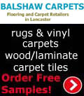 Balshaw (J) Carpets, Balshaw (J) Carpet Specialist - Wool Twist Carpets Wooden Laminate Vinyl Flooring Rugs Domestic Commercial - Lancaster Lancashire, Lancashire Lancaster 