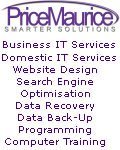 PriceMaurice Limited, PriceMaurice - Business Domestic IT Support Data Backup Recovery Search Engine Optimisation Computer Training Llangollen Denbighshire North Wales, Gwynedd Penrhyndeudraeth 