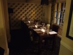 Intimate dining at the Lion and Swan Hotel Congleton.