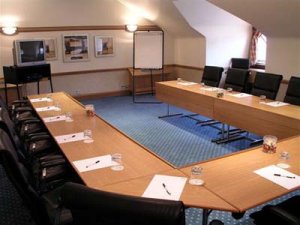 Meeting Room at the Lion and Swan Hotel in Congleton, laid out U shaped style.