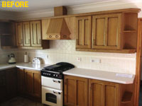 Kitchen in Crewe before a KW makover.