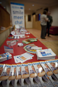 Another BUMF table, also containing the lates 4N magazine, free to members and visitors alike.