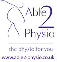 Able 2 Physio logo, linking to website.