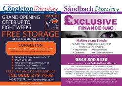 Effective,Directories,Directory,Business,Advertising,Winsford,
Sandbach,Congleton,Holmes Chapel,Local,Businesses,Adverts,Monthly,Magazine,Delivered,Free,To 29,000,Homes,Businesses,
East Cheshire,Products,Services,Editorials,Reviews,Features