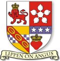 Click for larger image. Angus Scotland coat of arms 