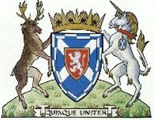 The Coat of Arms for Dumfriesshire (Dumfries & Galloway.