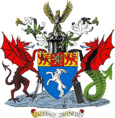 The Coat of Arms for Gwynedd