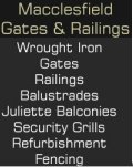 Macclesfield Gates & Railings, Macclesfield Gates and Railings - Gates Railings Balconies Balustrades Security Grills Hand Rails Juliette Balcony Screens Shutters Cheshire, Lancashire Leigh 