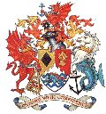 Click for larger image. Bridgend Wales coat of arms 