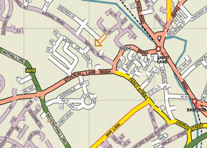 Carpet Style (interiors) location map Nottingham,Nottinghamshire.
