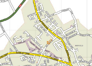 Flooring 4 You location map Mirfield,West Yorkshire.