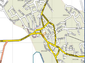 Map showing location of Mac's Carpets and Flooring Brechin Angus Scotland