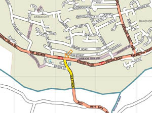 Taylors of Banchory location map, Kincardineshire Scotland