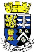 Click for larger image. Ceredigion Wales coat of arms 