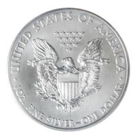 US silver dollar.