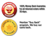 30 day Money Back guarantee, and Buy Back guarantee banner.