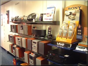 Sony Midi Hi-Fi Systems with Dolby sound at the Altrincham Sony Centre.