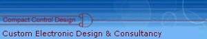 Compact Control Design Logo - Bespoke Custom Designed Electronic Circuit Boards, USB PIC Microcontrollers, Stepper Driver MOdule, DC Motor Driver Modules.