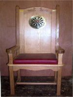 Chair built for the Round Table.