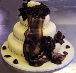Chocolate Cake with flowing chocolate by Ace of Cakes Congleton