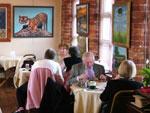 Diners enjoying a top quality meal in the restaurant.