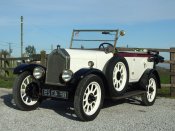 Our open topped 1926 Swift tourer, a special wedding car for a special Bride.