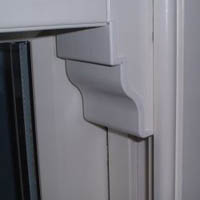 Vertical slider sash window.