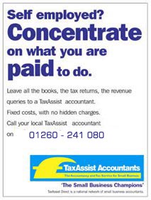 Banner describing accountants services for the self employed