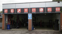 Mollard Motors service bays.