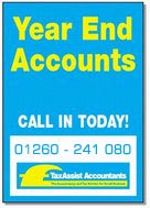 Call Gordon Porter to prepare you year end accounts.