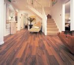 Laminate flooring.