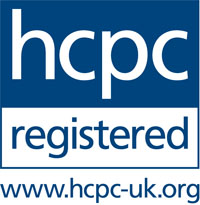 HCPC, Health Care and Professions Council logo. Able 2 Physio is a registered member.