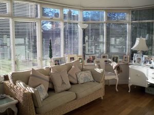 Neat, clean and tidy conservatory part of our domestic cleaning programme.