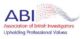 ABI logo, Association of British Investigators.