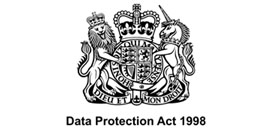 Data Protection Logo, Data Protection Act 1998.