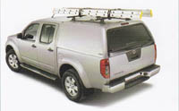 Navara with Snugtop which has solid sides for more security. 
