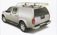 Navara with Snugtop which has solid sides for more security.