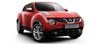 Nissan Juke four wheel drive / two wheel drive compact crossover car.