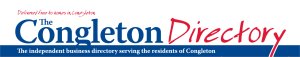 The Congleton Directory logo. The Congleton business directory monthly magazine, delivered to homes and businesses in Congleton in Cheshire.