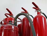 Fire extinguishers, a must have in the workplace.