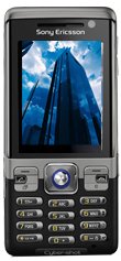 The Sony Ericsson C702 main mobile phone.