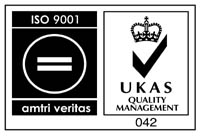 ISO 9001 logo.