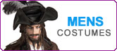 Men’s fancy dress costumes from Sparkling Strawberry. From Roman and medieval costumes to pirate and vampire outfits