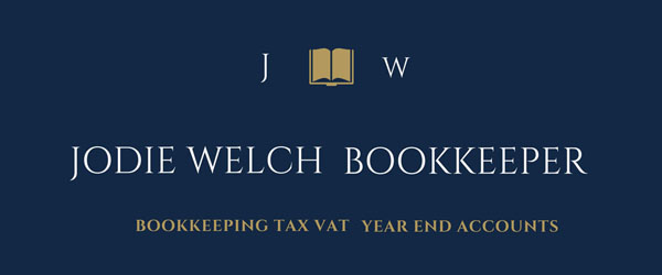 Banner of Jodie Welch Bookkeeper from Bodmin in Cornwall South West UK.