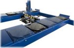 Alignment kit turns a general service four post lift into a true 3D 4 wheel alignment rack.