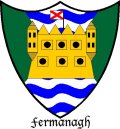 Click for larger image. Fermanagh Northern Ireland coat of arms 